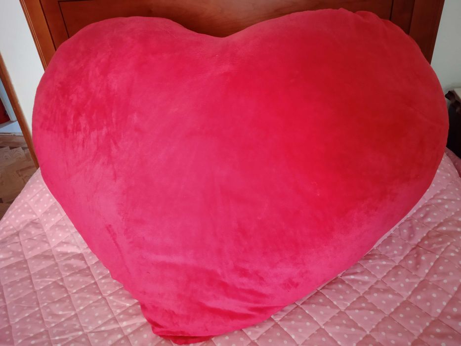 coração gigante almofada