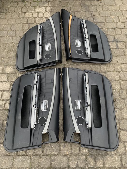 Салон BMW E65 сиденья диван карти обшивкі ковролін стойки консоль БМВ