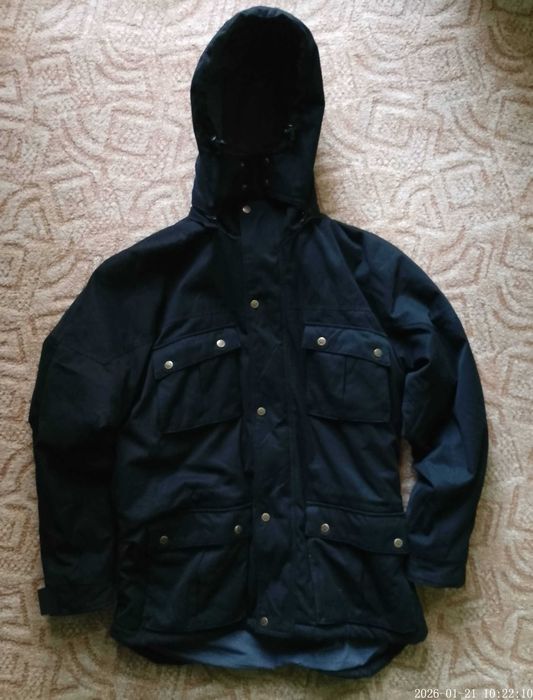 Kurtka Męska Zimowa Czarna Długa GAUPA L