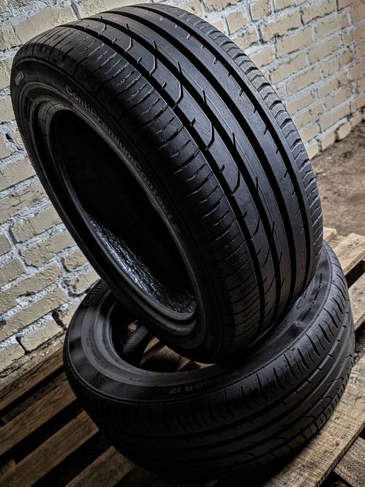 Пара 225/50r17 Continental | 2024 | 7mm | Made in Portugal | 2шт | Преміум шини | Антипрокол | Ідеальний стан, без пошкоджень, без ремонтів