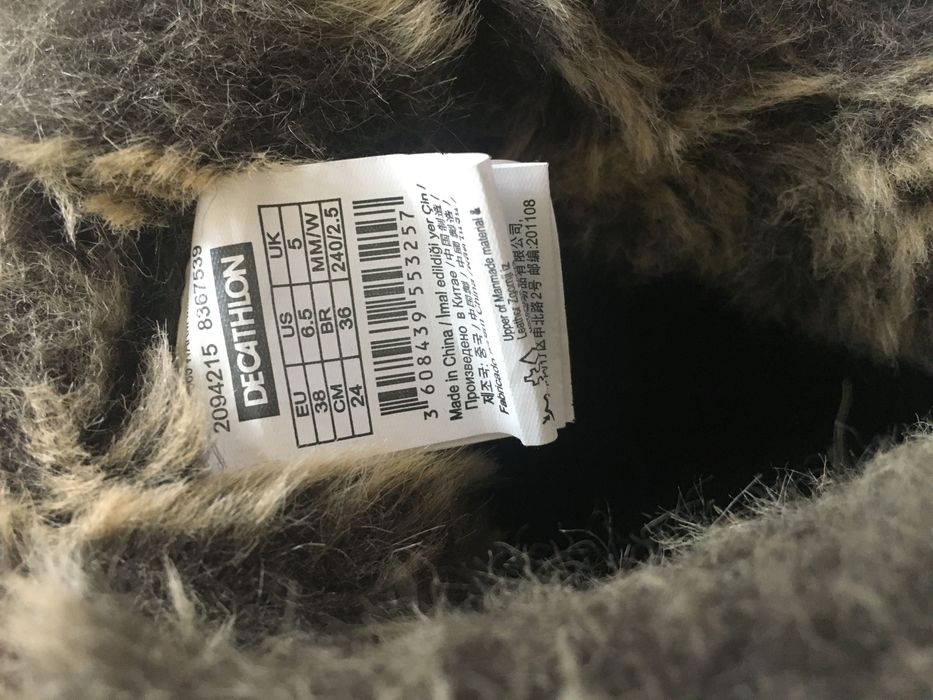 Buty zimowe damskie Quechua, śniegowce, roz. 38 - jak nowe