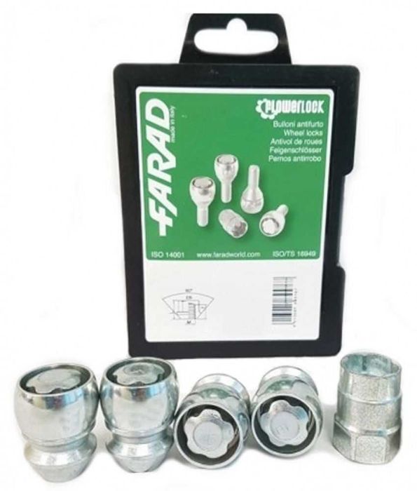 Секретки FLOWERLOCK - болты, гайки Италия