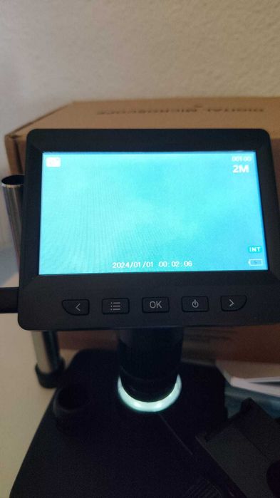 Microscópio Digital 4,3" IPS 1000X LCD Recarregável USB | Novo