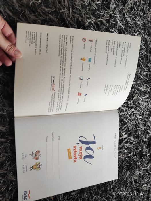 Ja i moja szkoła na nowo ćwiczenia, klasa 1, cz. 5