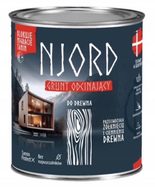 Njord grunt odcinający do elementów drewnianych, 2,5 l