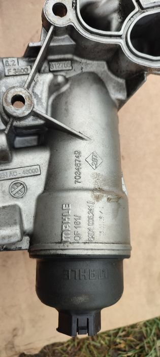 Теплообмінник корпус масляного фільтра Рено мастер 3 Опель Мовано 2.3