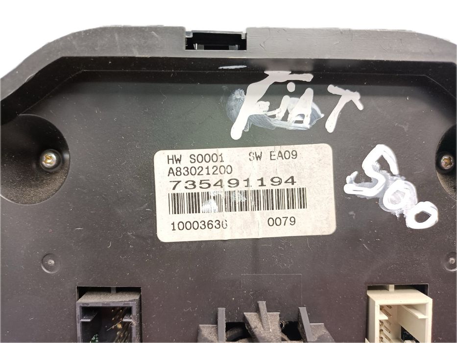 Comando chauffage / sofagem FIAT 500 (312_)