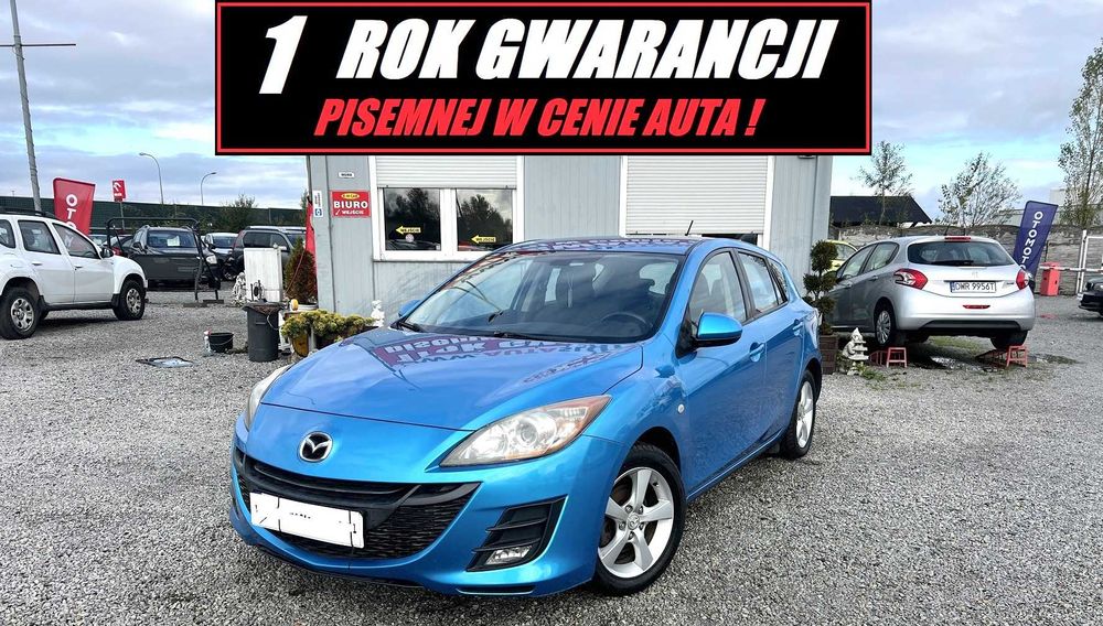 1 ROK GWARANCJI W CENIE AUTA, Zamiana, 1.6 Diesel, Mazda 3