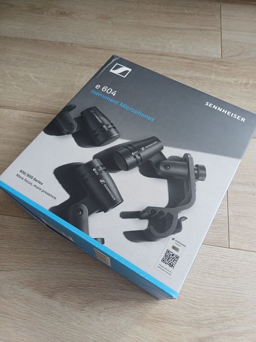 Mikrofony Sennheiser E604 komplet 3 sztuk