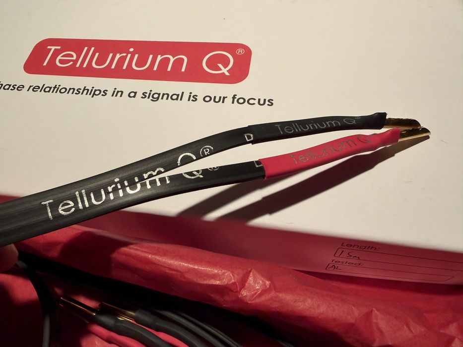 Kable głośnikowe Tellurium Black 2 - 2x1,5m