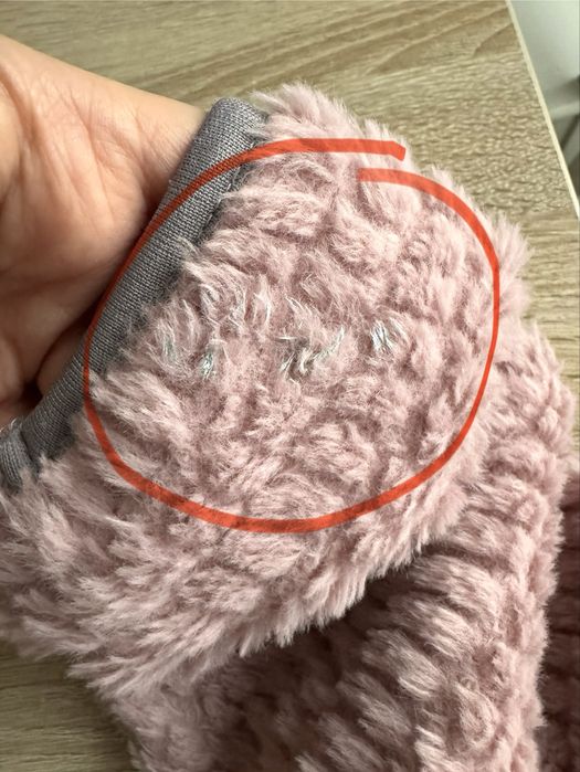 Ciepła bluza kurtka różowa Reebok 122 128 miś