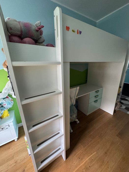 IKEA SMÅSTAD łóżko na antresoli z biurkiem