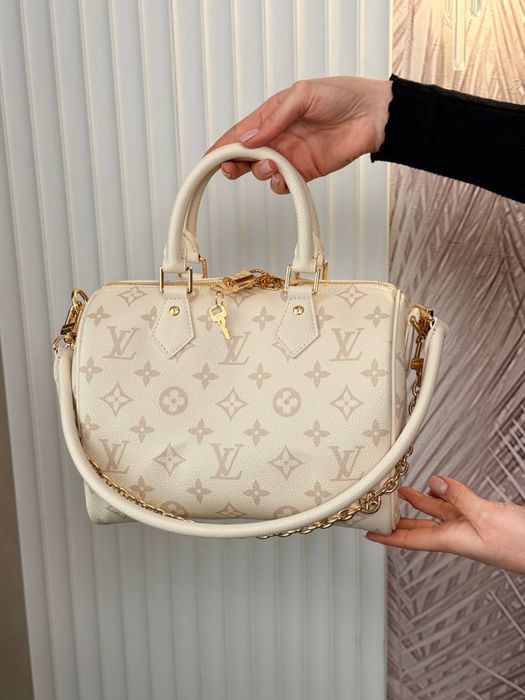 Torebka Louis Vuitton speedy crema white