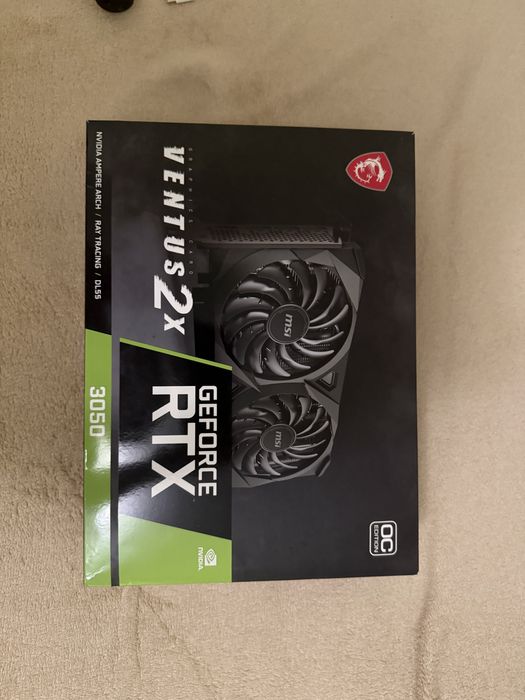 MSI Geforce rtx 3050 ventus 2x oc edition 8gb gddr6