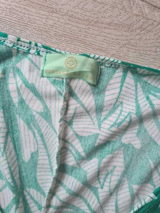 Blusa larga verde da Vintage Bazaar