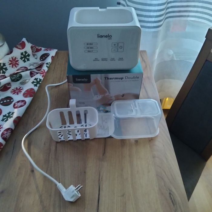 Podgrzewacz do butelek podwójny LIONELO stan jak nowy , okazja .