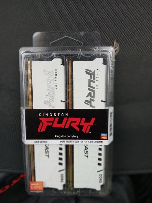 ОЗП Kingston DDR5 32GB (2x16GB) 5600Mhz KF556C36BBEK2