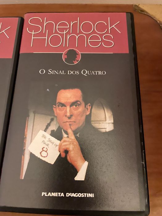 Conjunto de vários videos em VHS, incluindo Hitchcock - originais.
