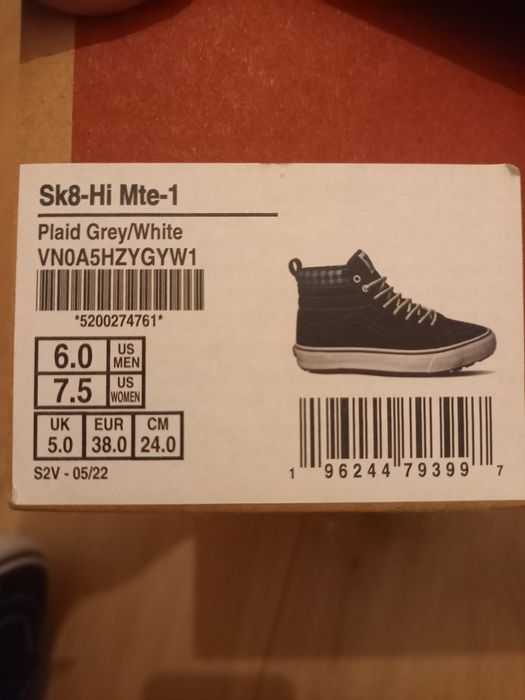 Vans - Buty unisex Sk8-Hi MTE-1 r.38