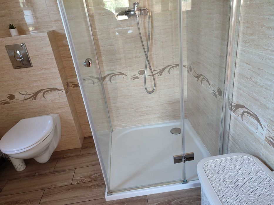 Domek nad jeziorem, Kaszuby, linia brzegowa, kominek, Zagroda Szarlota