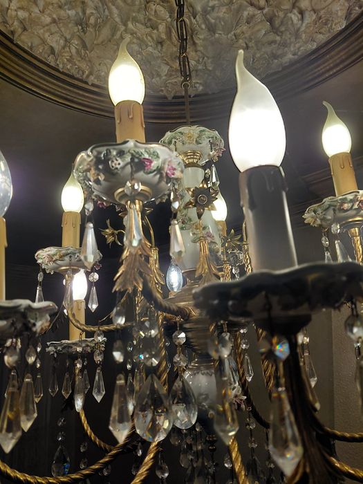 Candeeiro teto cristal