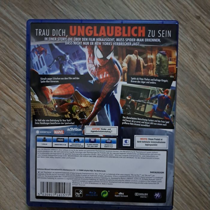 Niesamowity Spider-man 2 ps4 .
