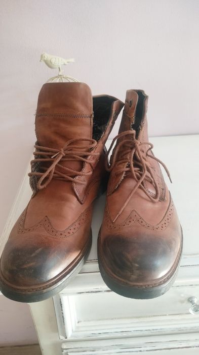 Skórzane męskie buty
