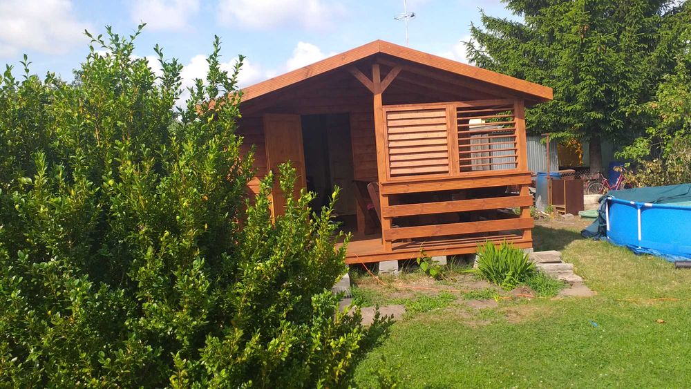 Domki domek drewniany letniskowe SINNESRO 24mkw