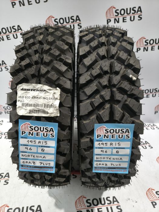 2 pneus nortenha 195R15 - Oferta da entrega