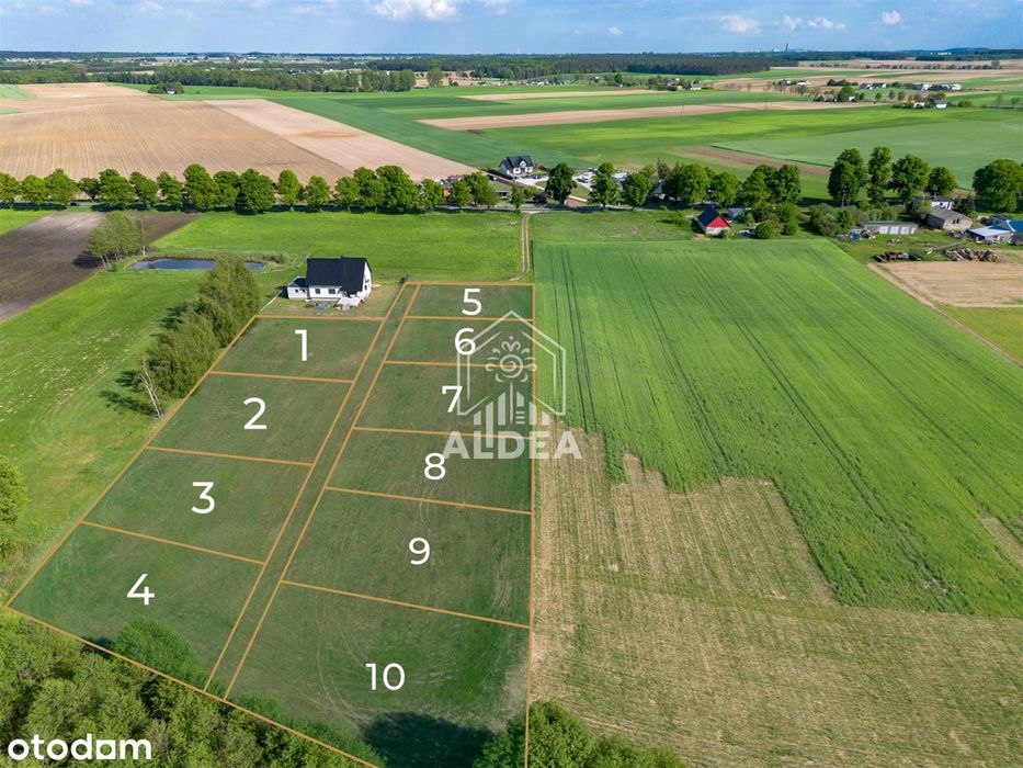 Parcele w Oporowie - cisza, rzeka i spokój