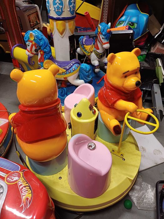 Karuzela zarobkowa dla dzieci - Kubuś Puchatek/Teletubisie