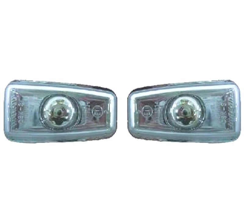 INTERMITENTES LATERAIS CITROEN SAXO PEUGEOT 106 306 CRISTAL CLARO CROMADO