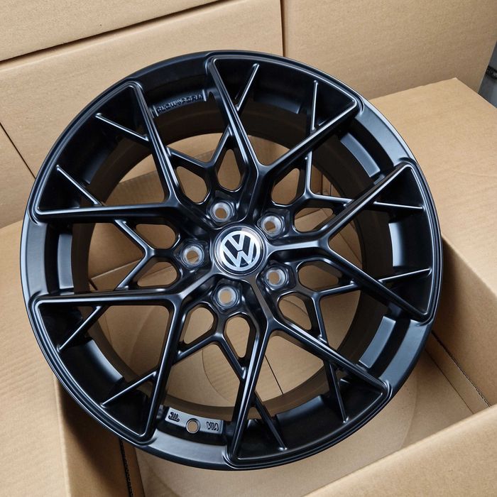 Диски На Авто R18 5x112 VW Passat Arteon CC Tiguan Golf Jetta Audi A4 A5 A6 Q3 Q5 Skoda Superb Octavia Seat Matt Black Р18