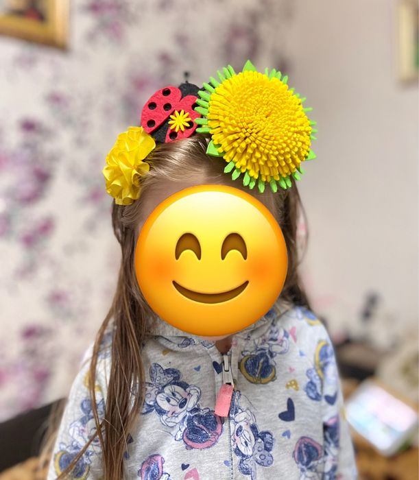 Обруч кульбаби з фоамірану