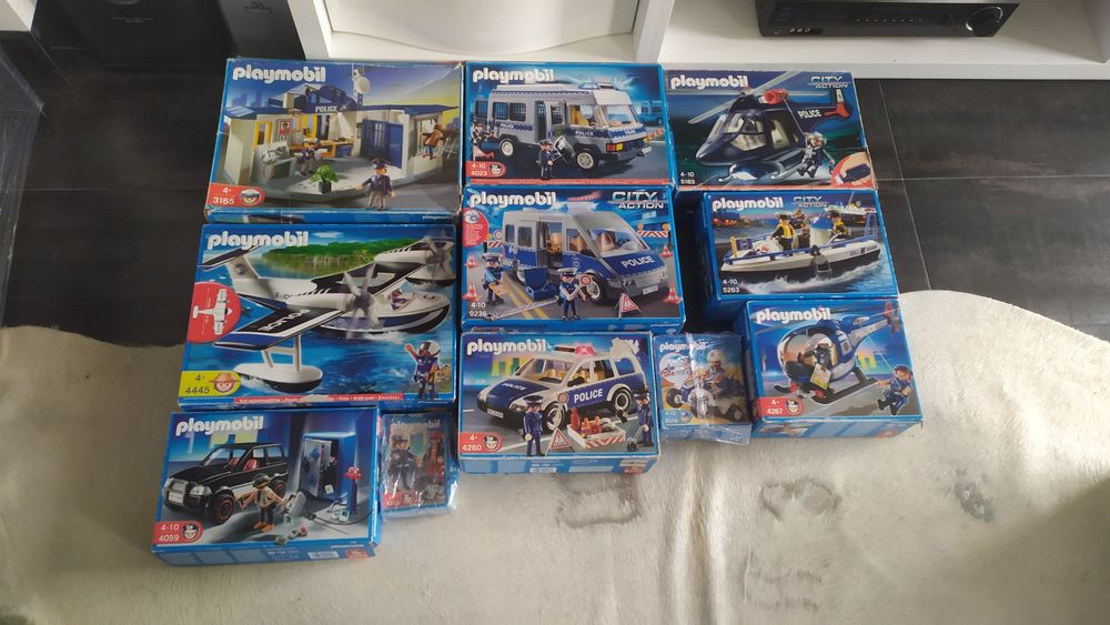 Playmobil 11 sets polícia