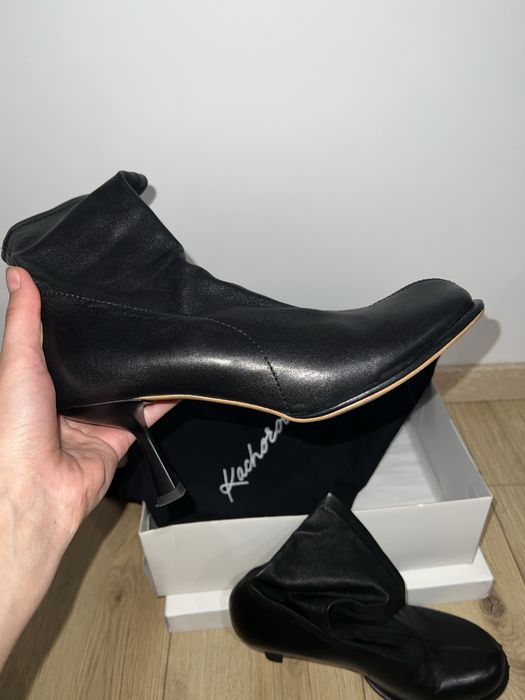 BLANCA БОТІЛЬЙОНИ ЧОРНІ ШКІРЯНІ   40 розмір, вдягала 2 рази.