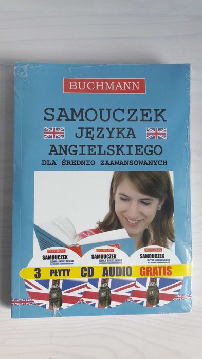 Książka do nauki j. angielskiego z 3 płytami CD