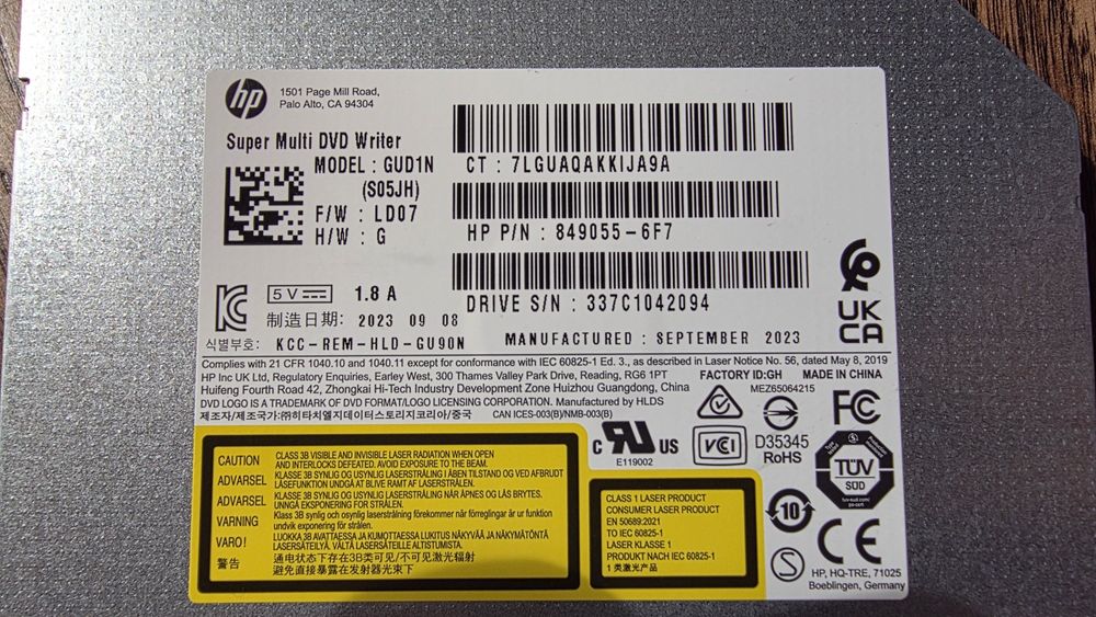 Napęd DVD HP Z4 nowy