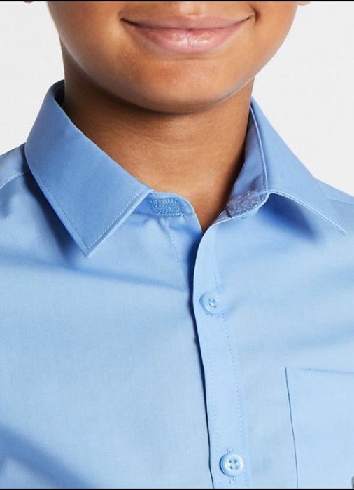 Нова Сорочка блакитна Marks&Spencer slim fit 110-116 см
