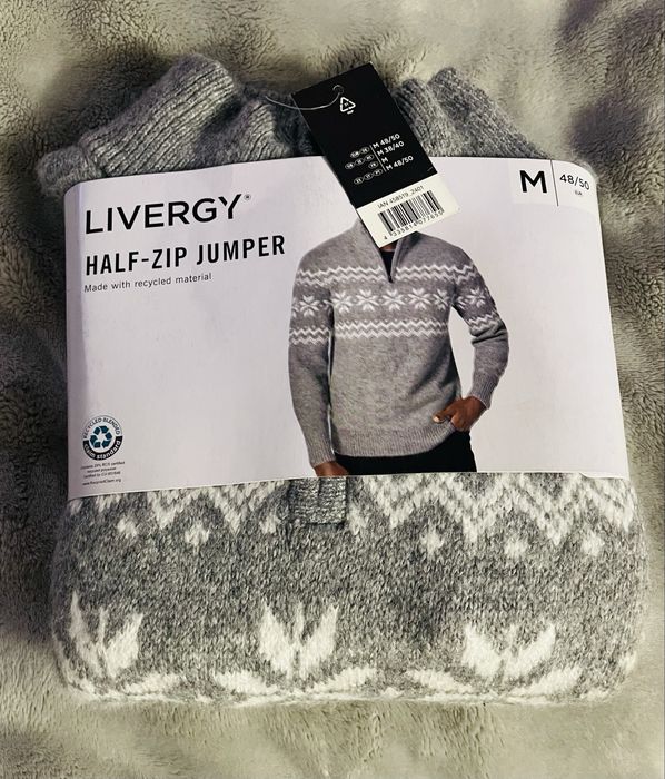 Sweter męski Livergy M 48/50 Nowy