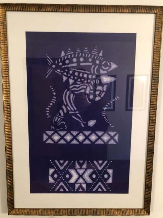 Quadro com moldura 81 x 58 cm