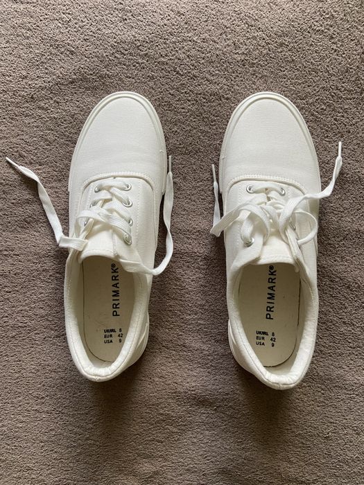 Кеды белые PRIMARK 42