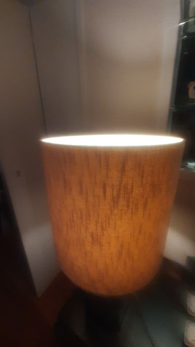 Candeeiro azul com abatjour