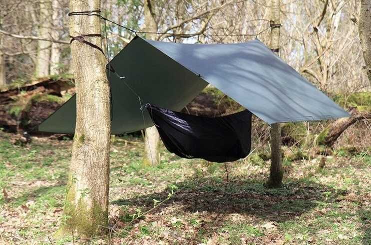 Płachta biwakowa Tarp Superlight 3x2.9 - DD Hammocks - Olive Bushcraft
