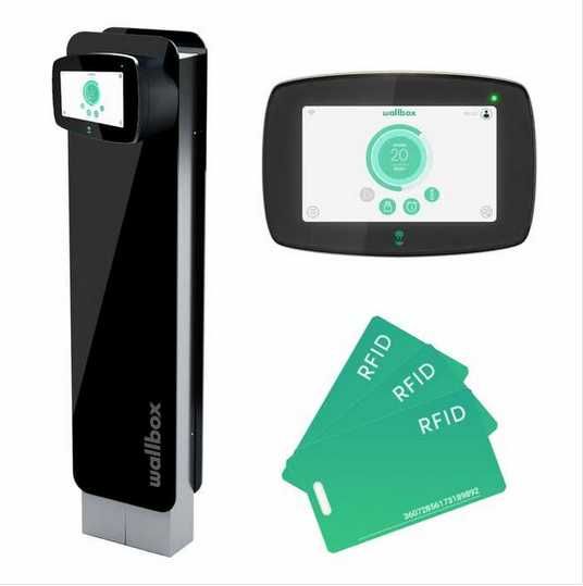 ładowarka do samochodów elektrycznych Wallbox Commander 2, NOWY!  22kW czarny