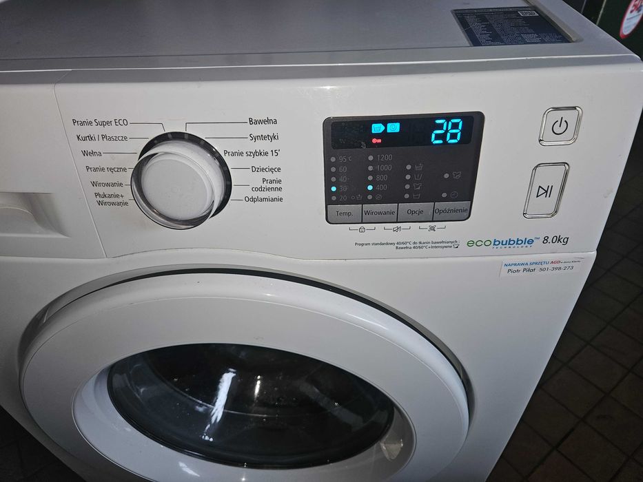 pralka Samsung ecobubble 8 kg