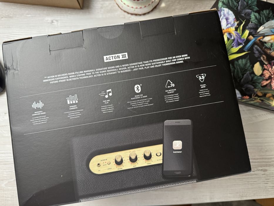 Najnowsza generacja Głosnik marshall acton III nowy czarny