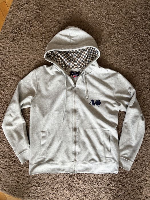 Зіп-худі Aquascutum BIG LOGO оригінал