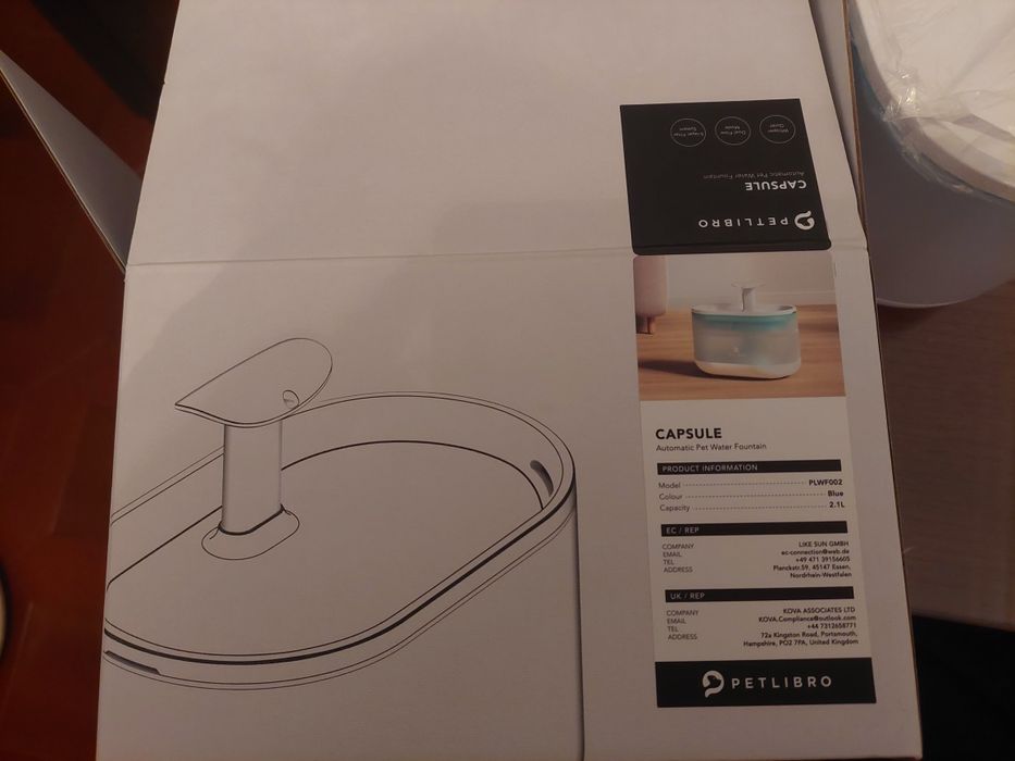 Fonte água com filtro para animais