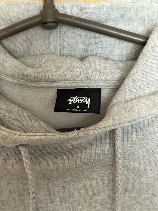 Чоловіче худі Stussy Basic Logo Grey (Оригінал, розмір S)